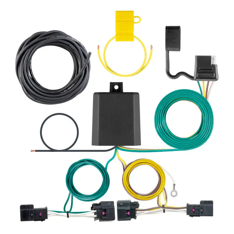 Curt Custom Wiring Harness For 2017–2019 Chevrolet Sonic – 4-Way Flat Trailer Connector Output 1