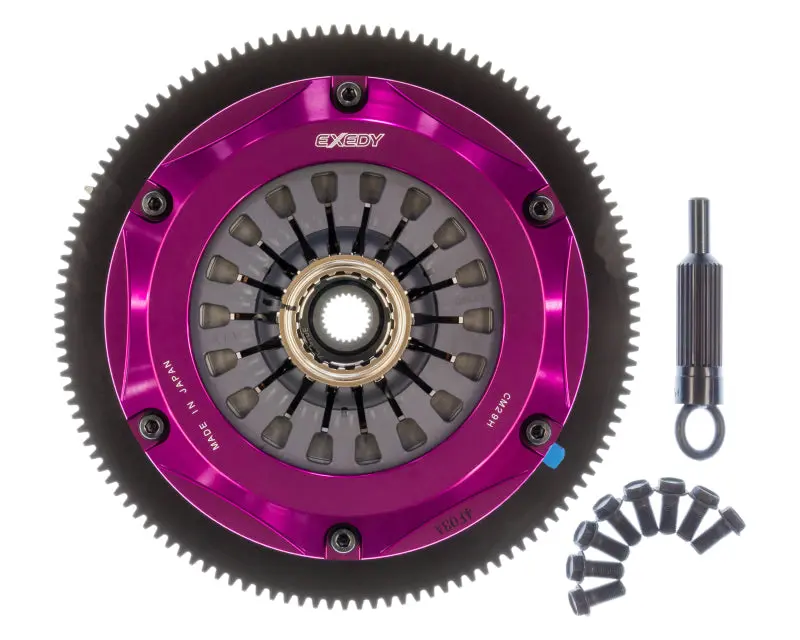 Exedy Hyper Twin Cerametallic Clutch Disc – Sprung Center, Pull-Type For 2004–2014 Subaru Impreza Wrx Sti 1