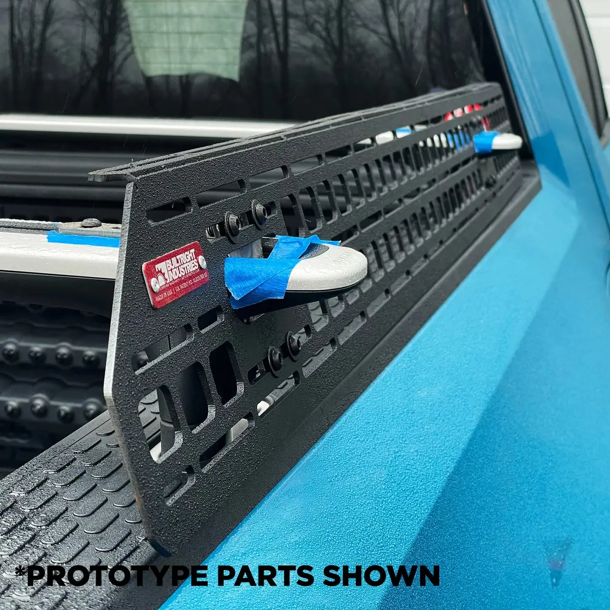 Builtright Industries Crossbar Molle Rack System For Rivian R1t 1