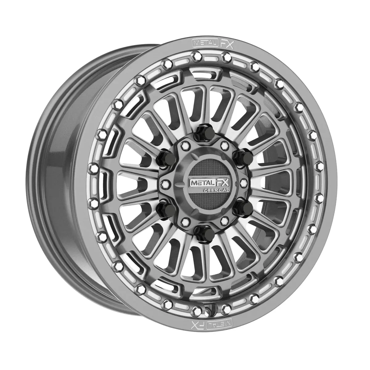 Delta 6R Beadlock | Gunmetal Contrast Cut 1