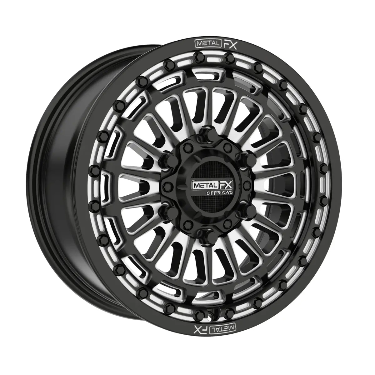Delta 6R Beadlock | Satin Black Contrast Cut 1