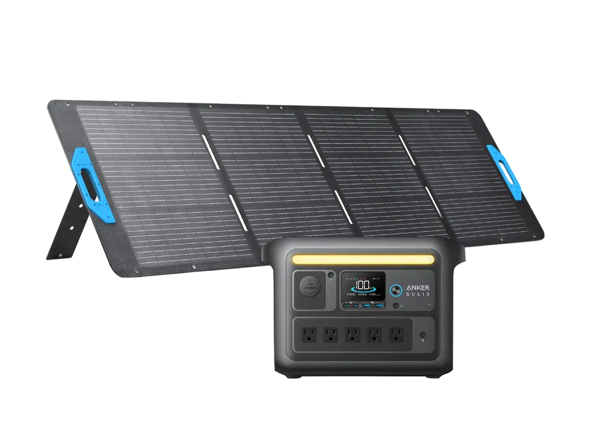 Anker Solix C800x Solar Generator + 200W Solar Panel 1