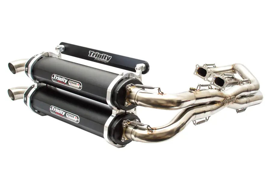 Trinity Racing Rzr Xp 1000 Full System Tr-4119D-Bk 1