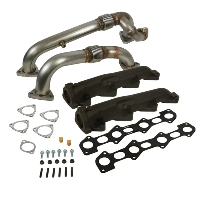 Bd Diesel Up-Pipe & Manifold Kit For 2008–2010 Ford 6.4L Powerstroke (F-250–F-550) 1