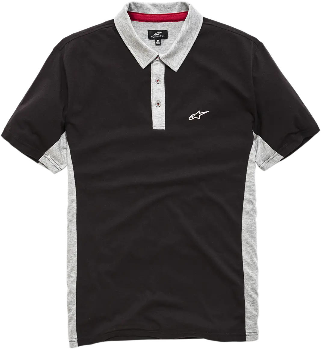 Alpinestars Champion Polo Shirt – Black And Gray Blend – Size 2Xl (Style 12104150010282X) 1