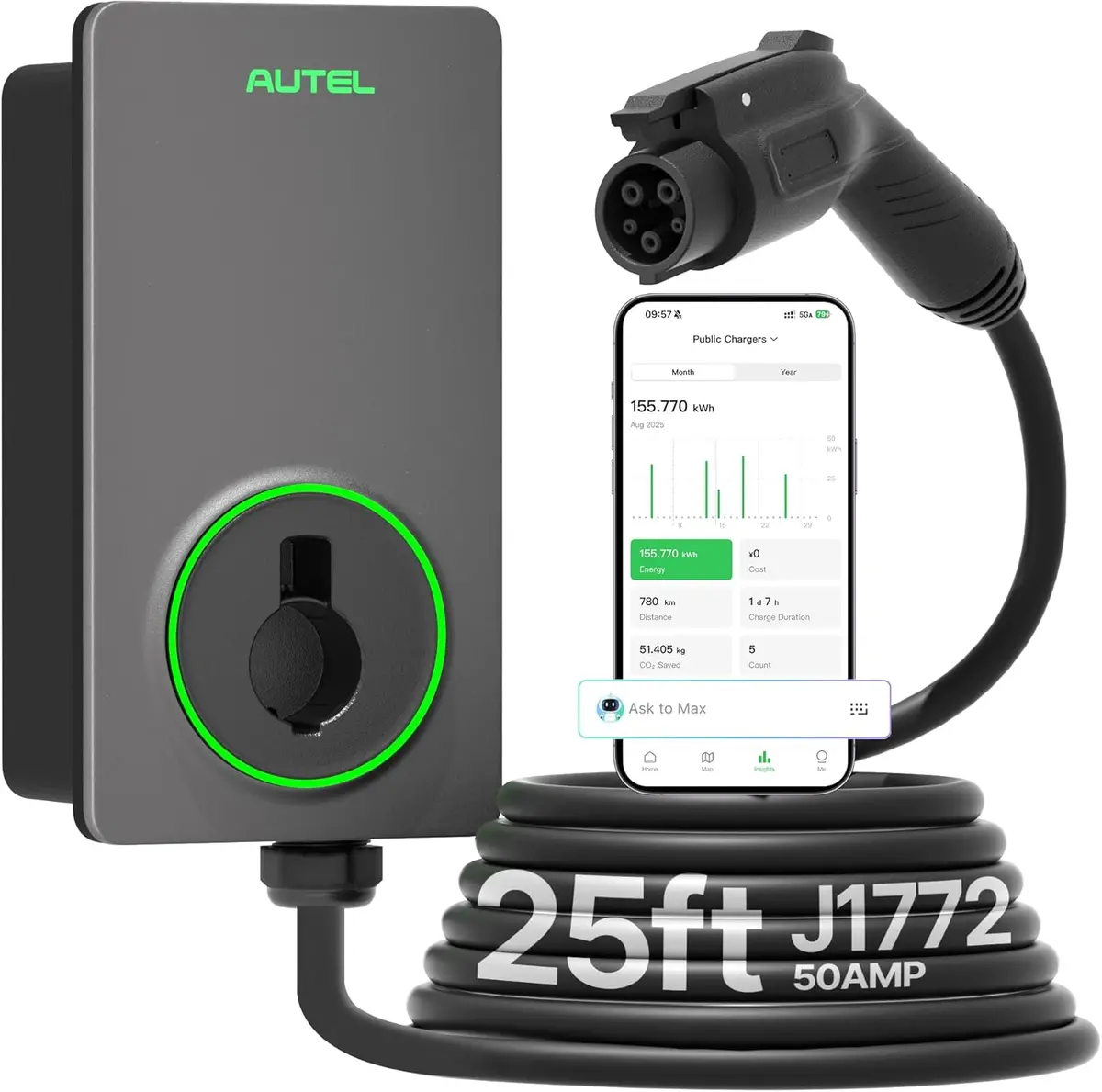 Ac Single Charger 50A Ev Charger 1