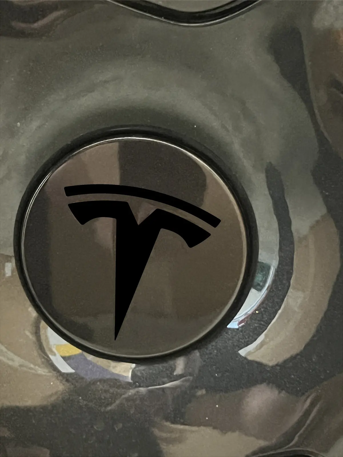 Wheel Cap Logo Decals For Tesla (X4) 1