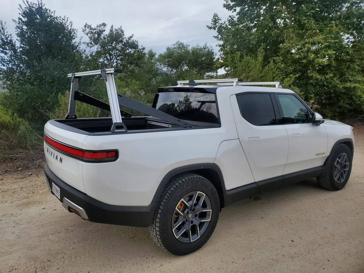 Range Industries Kayak Crossbar Compatible With Rivian R1t 1