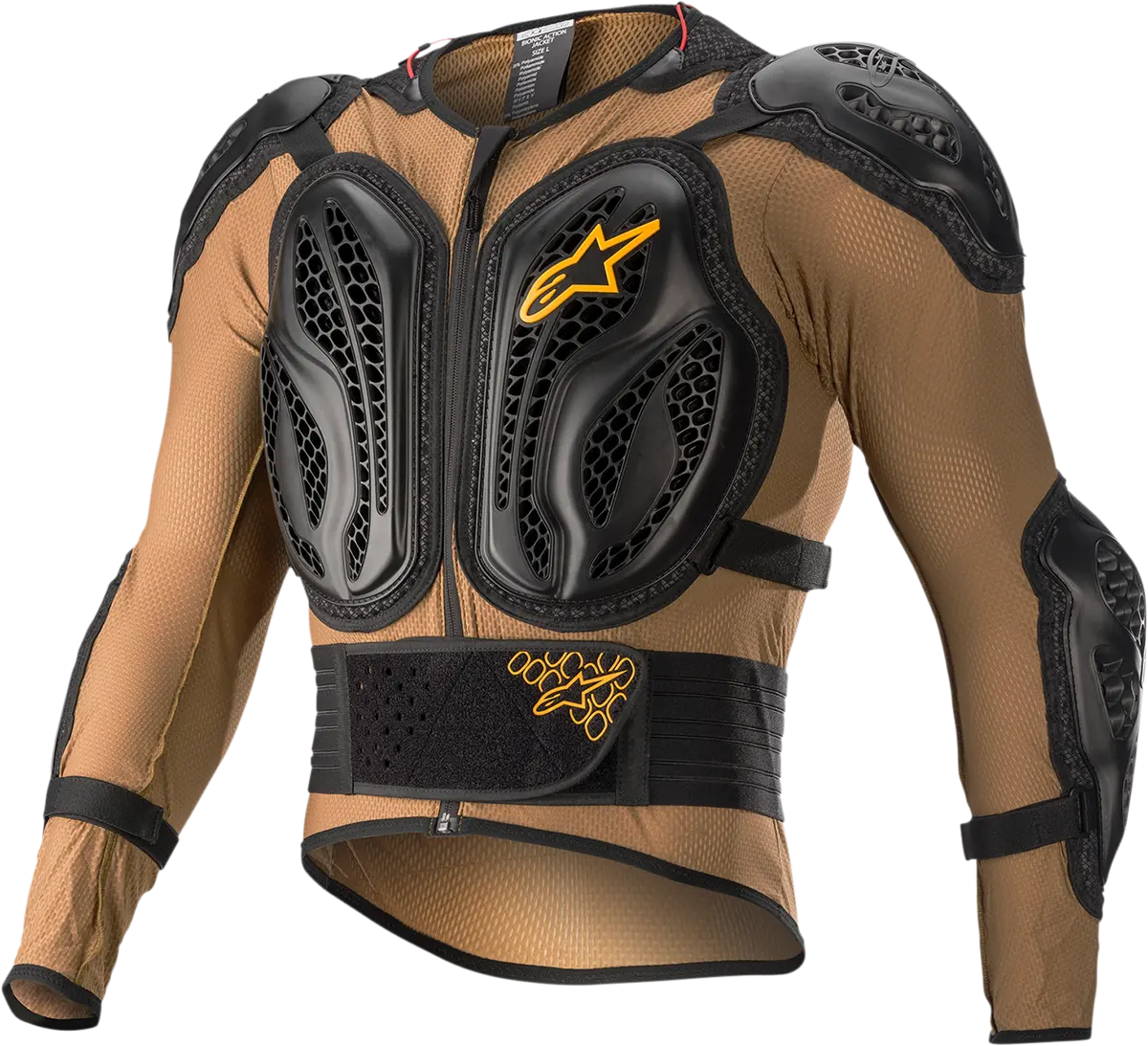 Alpinestars Bionic Action Motorcycle Jacket – Camel/Black, Medium (6506818-879-M) 1