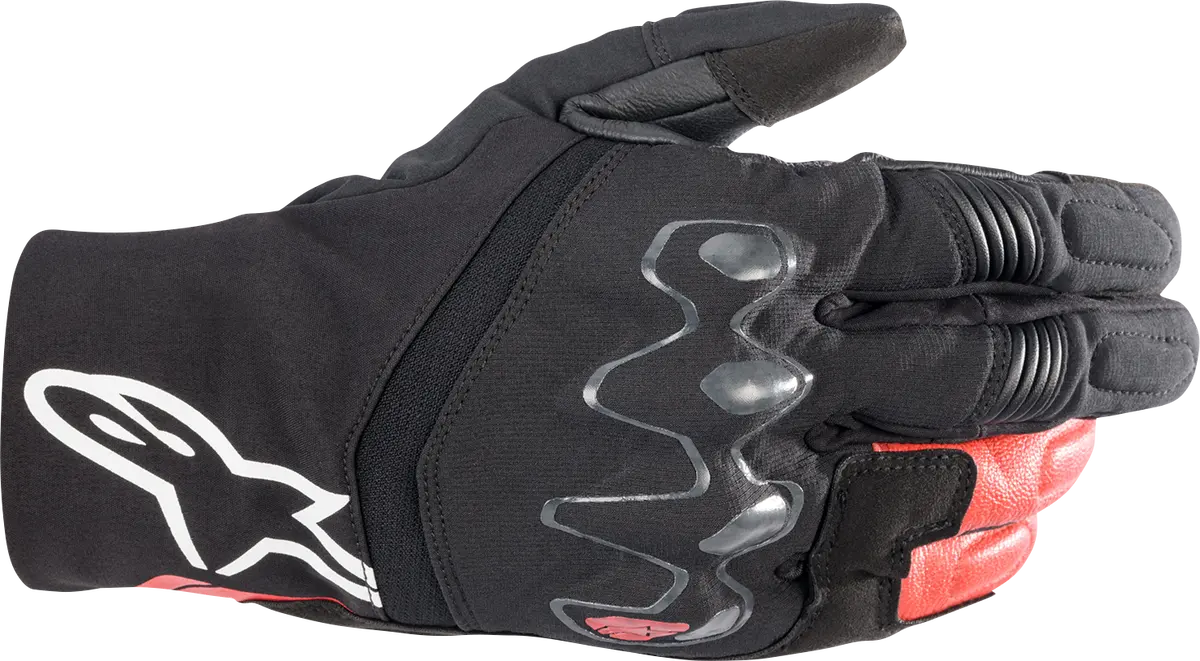 Alpinestars Hyde Xt Drystar® Waterproof Gloves – Black/Bright Red, Medium (Model 3522523-1303-M) 1