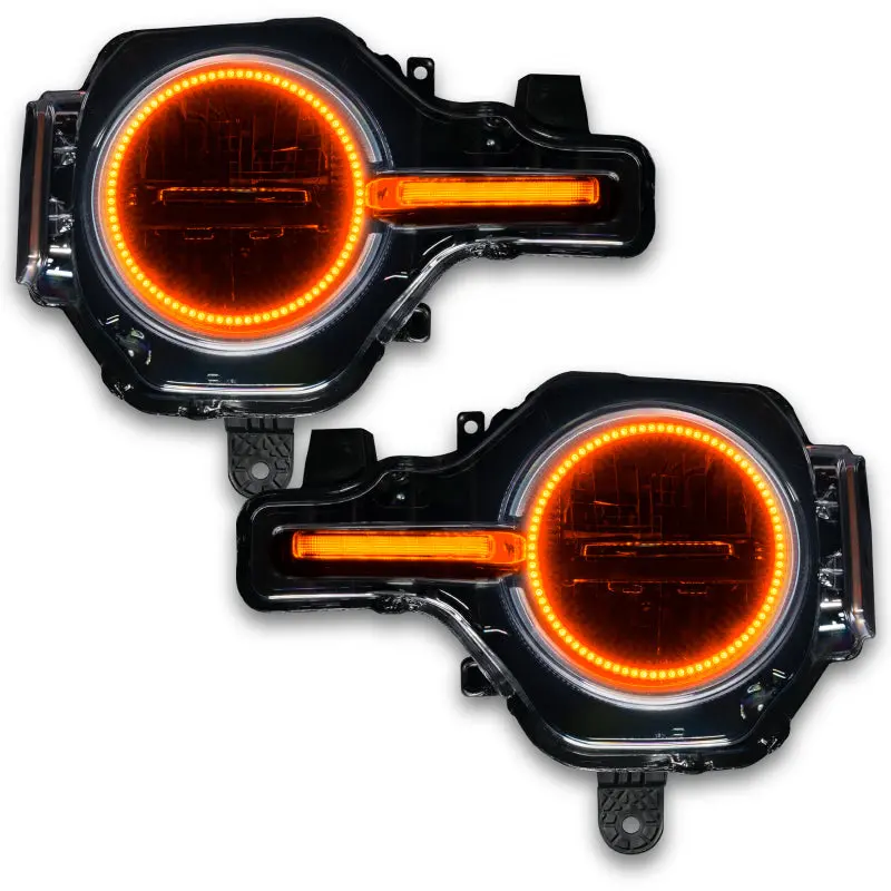Oracle Colorshift Halo Headlight Kit For 2021–2022 Ford Bronco: Drl Bar Included, Base Headlight Compatible 1