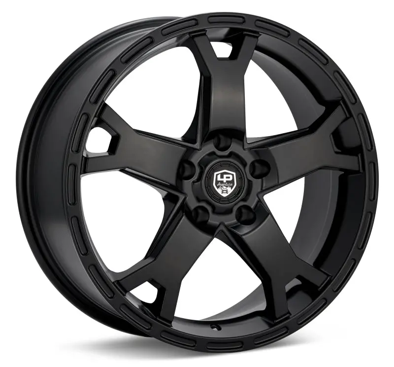 Lp Aventure Lp2 Black Alloy Wheel: 17X8", 5X114.3 Bolt Pattern, +20Mm Offset 1