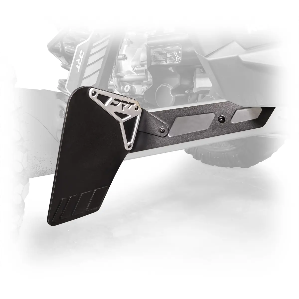 Can-Am 2024+ Maverick R Billet Rear Aluminum Mud/Rock Guard Kit 1