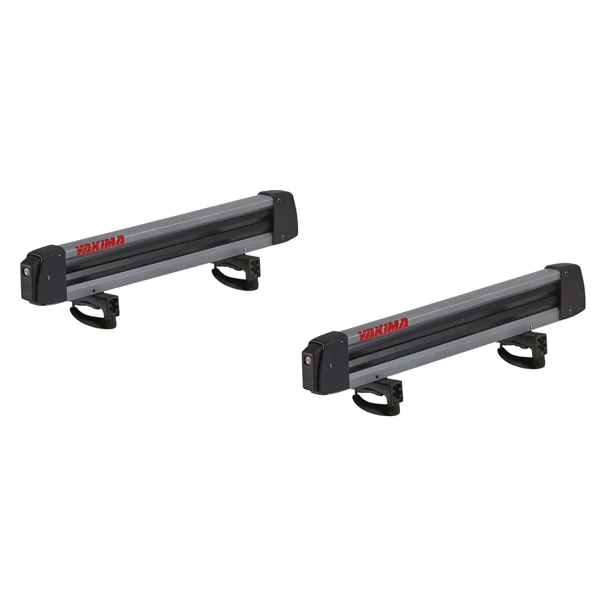 Yakima Freshtrack 4 Universal Car Roof Top Mount Ski And Snowboard Rack, Black 1