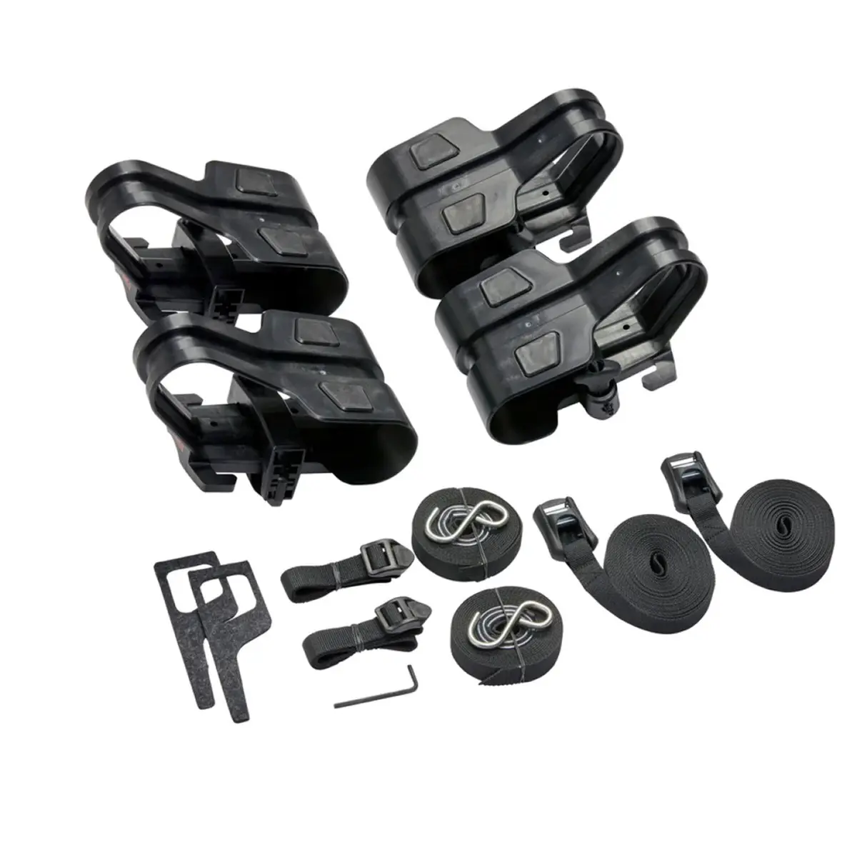 Yakima Bigcatch Kayak Fishing Boat Saddles For Roof Racks And Trailers, Black 1