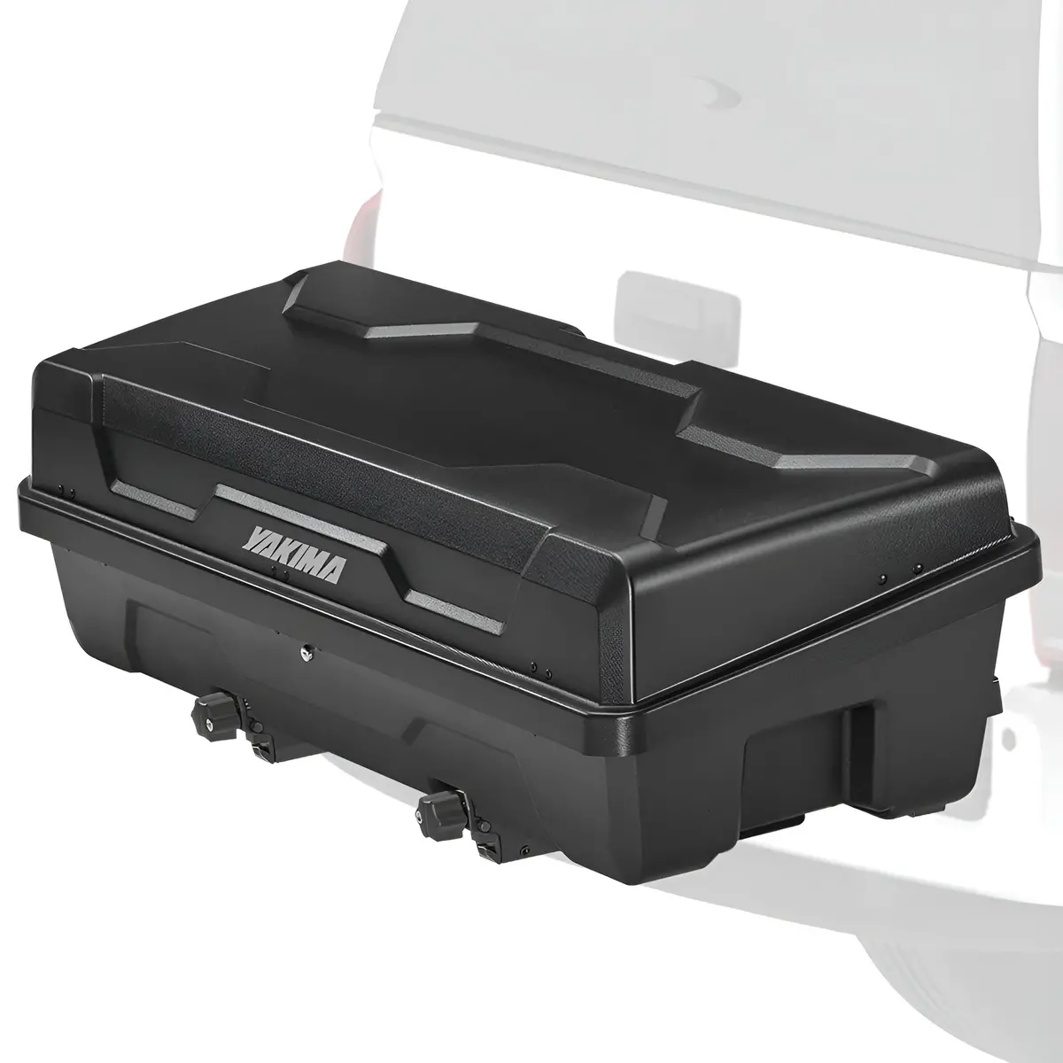 Yakima Exo Swingbase Hitch Base Rack & Exo Gearlocker Vehicle Rooftop Cargo Box 1