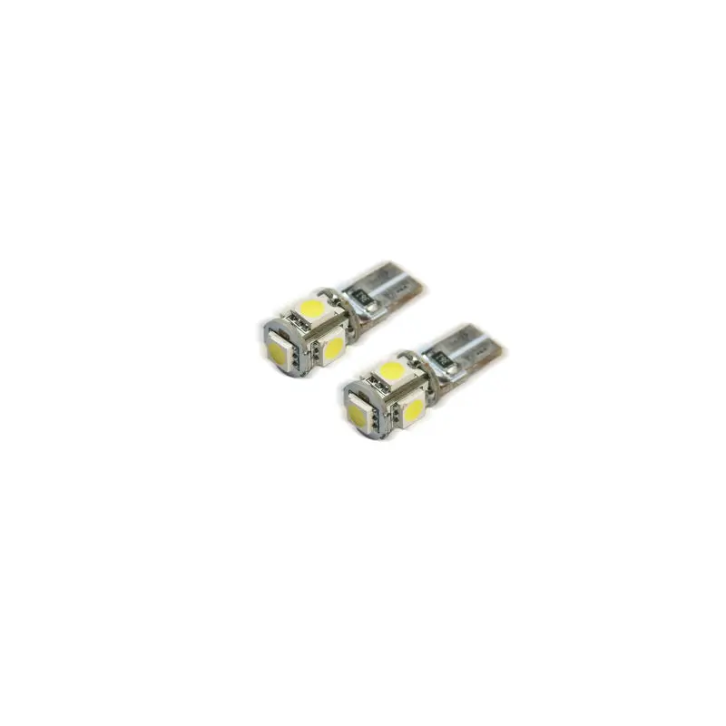 Oracle T10 5 Led 3 Chip Smd Bulbs (Pair) - Green 1