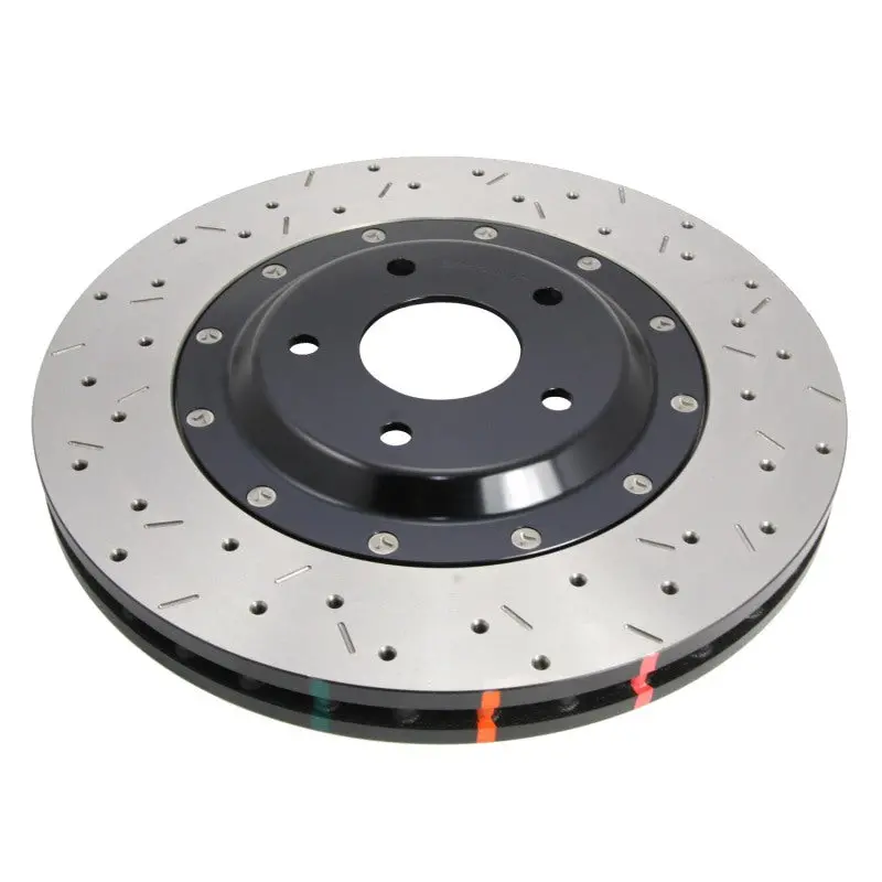 Dba 5000 Series Two-Piece Drilled & Slotted Front Rotors For 2009+ Nissan 370Z And Infiniti G37 Sport 1