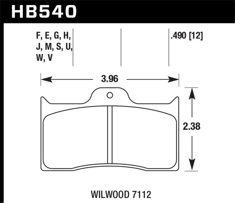 Hawk Wilwood Dtc-60 Race-Oriented Brake Pads For Track And Street Use 1