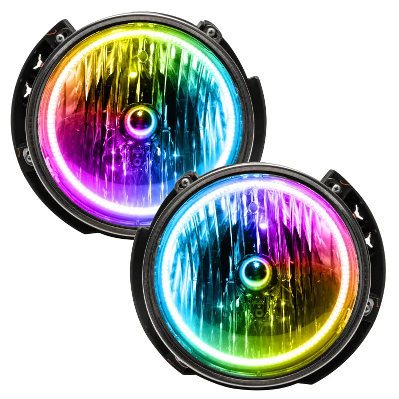 Oracle Colorshift Dynamic Led Headlight Kit For 2007–2016 Jeep Wrangler Jk 1