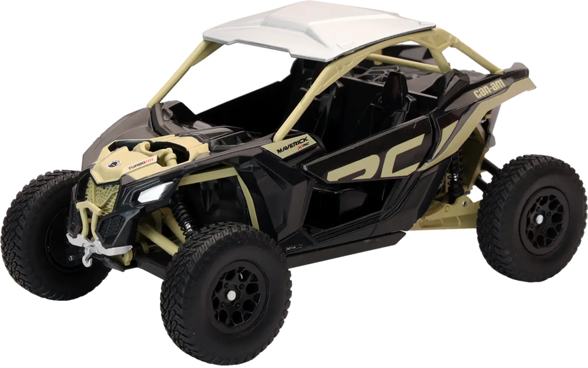 Newray 58283B Can-Am Maverick X3 Xrc Turbo – Tan – Side-By-Side Off-Road Vehicle, 1:18 Scale Model, Black 58283B 1