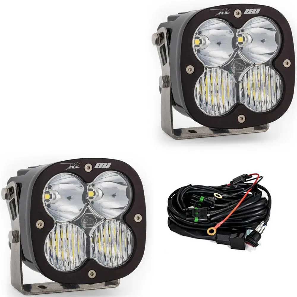 Baja Designs Xl80 Led Auxiliary Light Pod Pair - Universal  67-7803 1