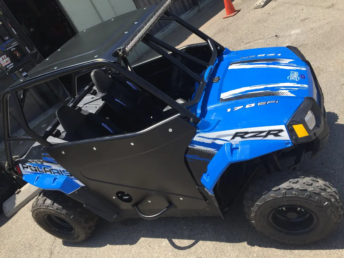 Rzr 170 Aluminum Full Doors Dom Tubing 1