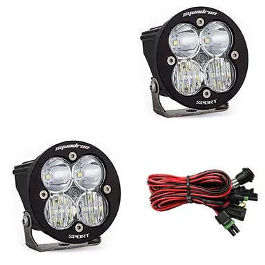 Squadron-R Sport Black Led Auxiliary Light Pod Pair - Universal 1