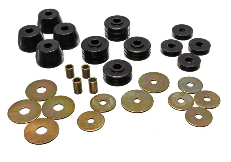 Energy Suspension D100-300 2&4Wd Body Mounts - Black 1