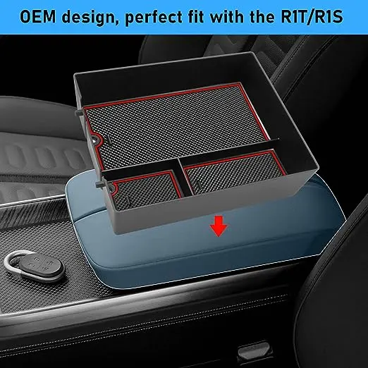 Center Console Organizer For Rivian R1t/R1s 1