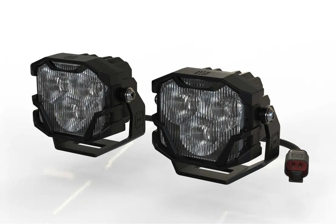Morimoto 4Banger Led Pods: Ncs Wide Beam (Pair) 1