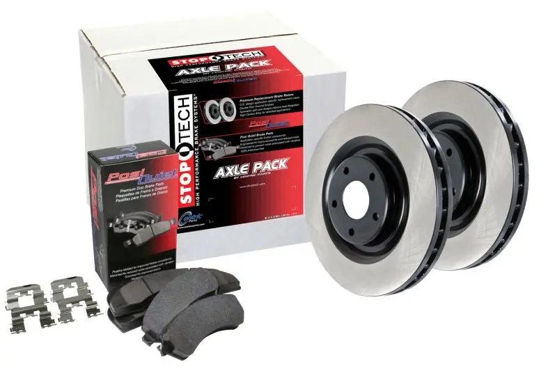Centric Oe-Coated Full Brake Kit – Front And Rear Rotors And Pads For Four-Wheel Applications 1