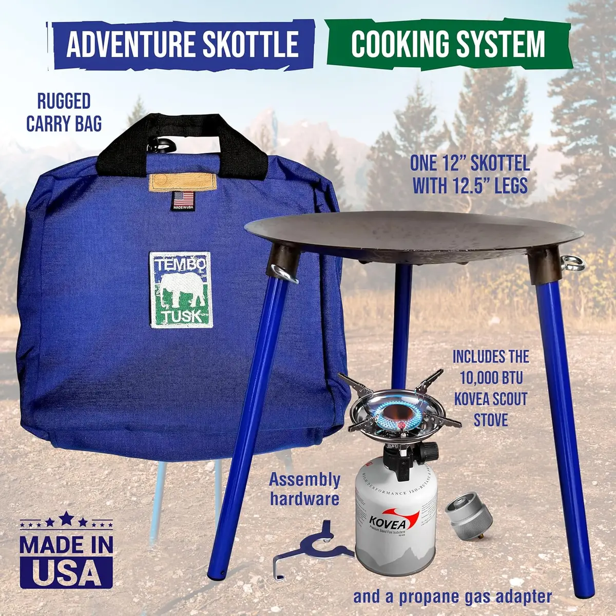 Adventure Skottle Grill Kit 1