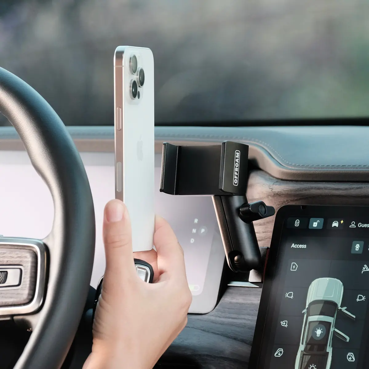 Phone Mount For Rivian R1t | R1s 2022-2025 1