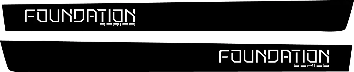"Foundation Series" Rocker Stripe Decals For The 2023-2024 Tesla Cybertruck (X2) 1