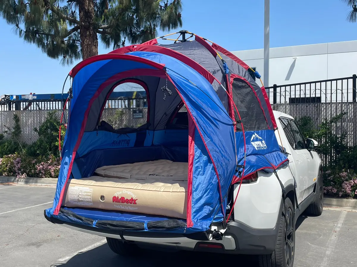 Ez-Up Truck Bed Tent For Rivian R1t 1