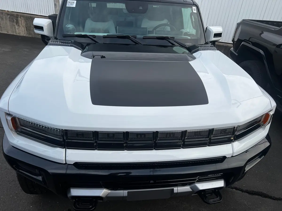 Center Hood Decal For The 2024-2025 Gmc Hummer Ev 1