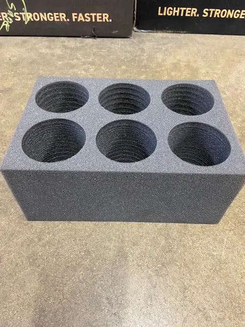6 Pack Cooler Foam Insert 1