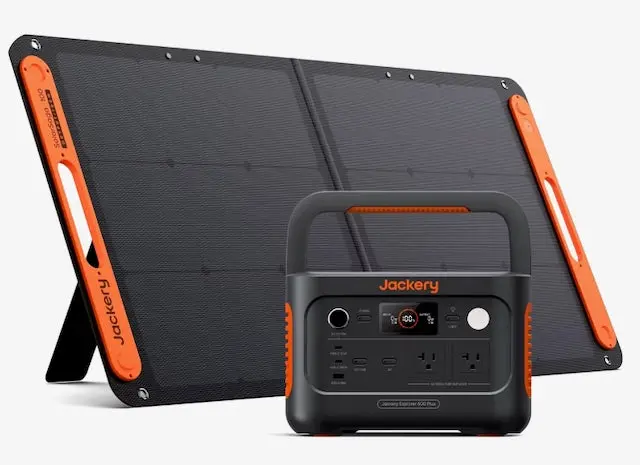 Jackery Explorer 600 Plus Portable Power Station + 1 X Solarsaga 100W Solar Panel 1