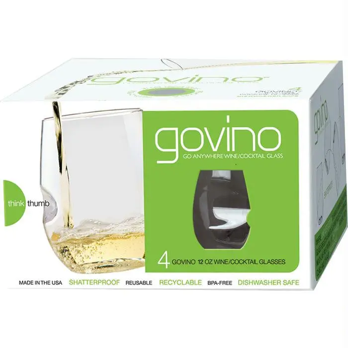 Govino Wine Glass 12 Oz 4 Pk 1