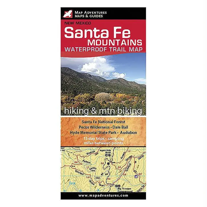 Santa Fe Nm Hiking Map 1