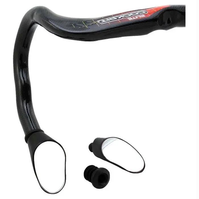 Road Drop Bar Mirror Pair Blk 1
