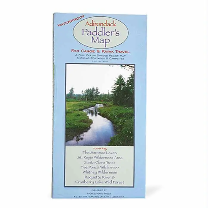 Adirondack Paddler's Map 1