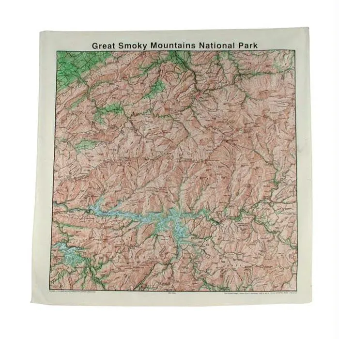 Great Smoky Topo Bandana 1