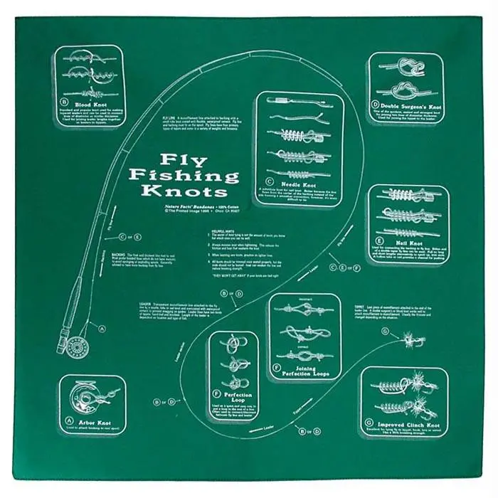 Fly Fishing Knots Bandana 1