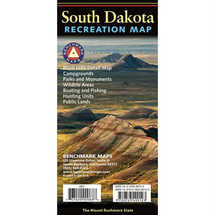 South Dakota Recreation Map 1