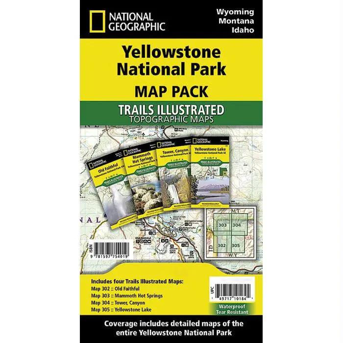 Yellowstone Np Map Pack Bundle 1