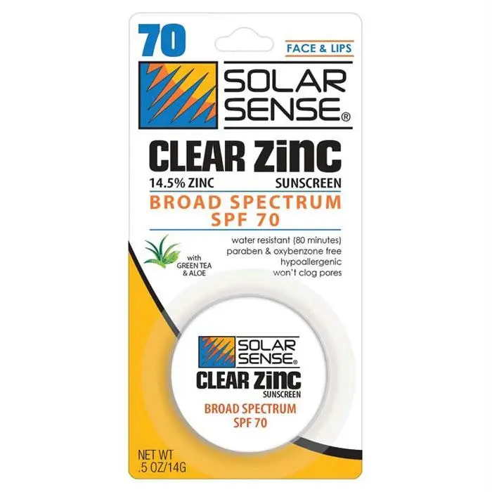 Clear Zinc Spf70 .5Oz Jar 1