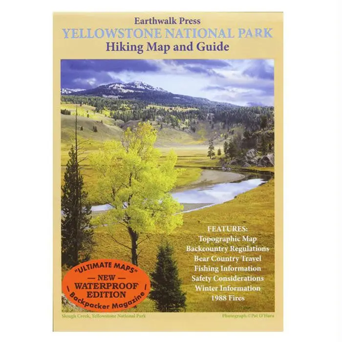 Yellowstone Np Hiking Map & Gd 1