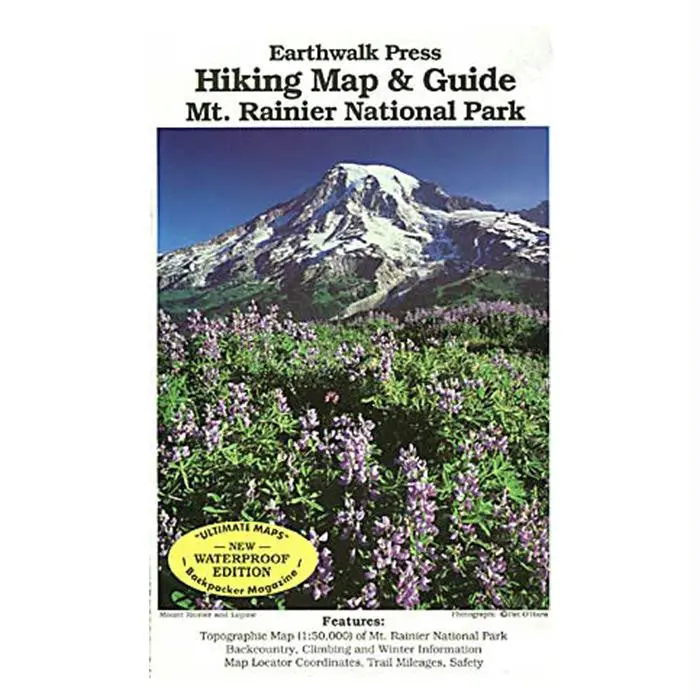 Mt Rainer Np Hiking Map & Gd 1